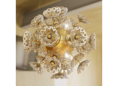 Elite żyrandol Bohemia Flower Lampa sufitowa Żyrandol Oświetlenie